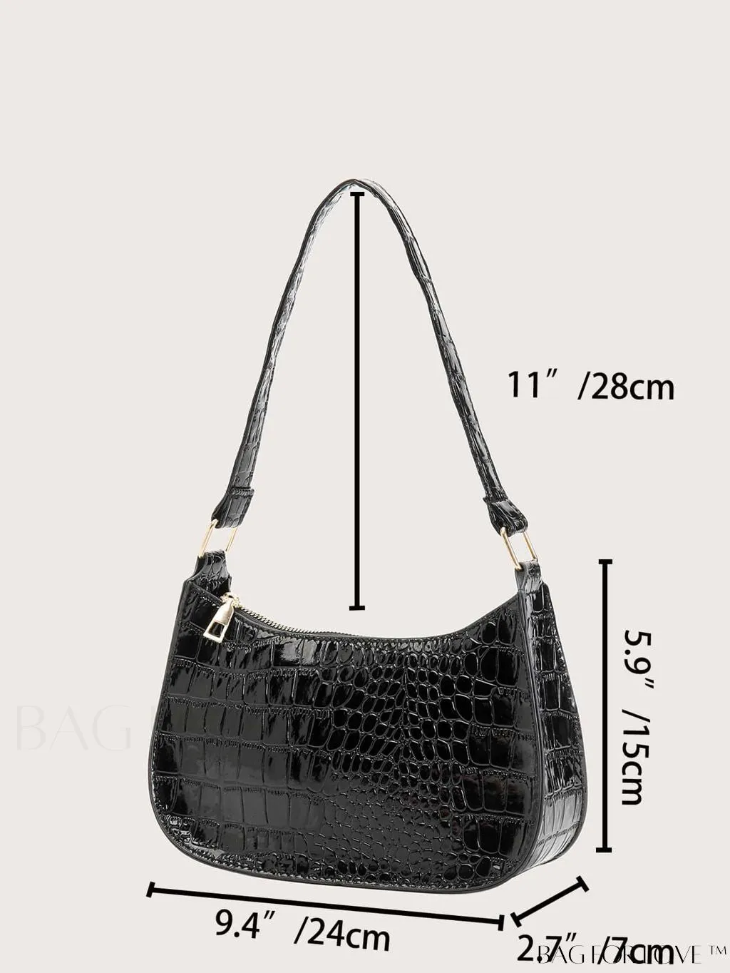 BagForLove - Sleek Armpit Bag - The Epitome of Fashionable Simplicity