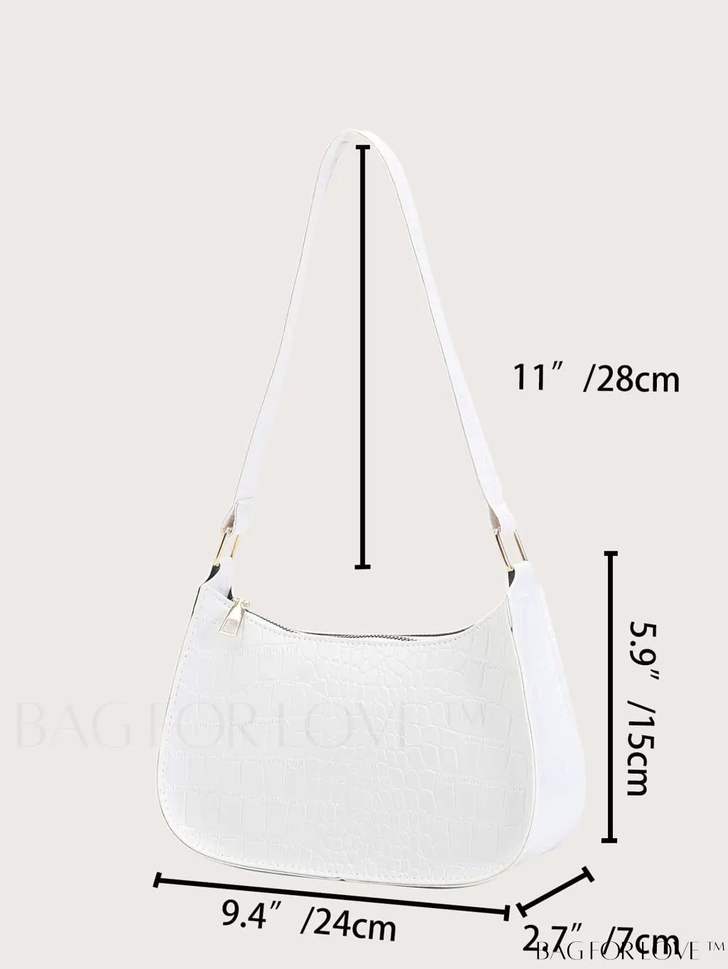 BagForLove - Sleek Armpit Bag - The Epitome of Fashionable Simplicity