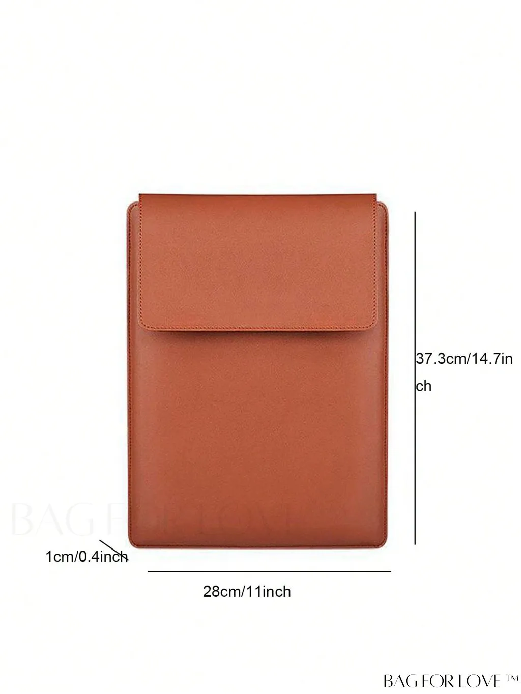 BagForLove - Sleek Flap Laptop Bag: Professional, Minimalistic Design for Business - Ideal for Computers