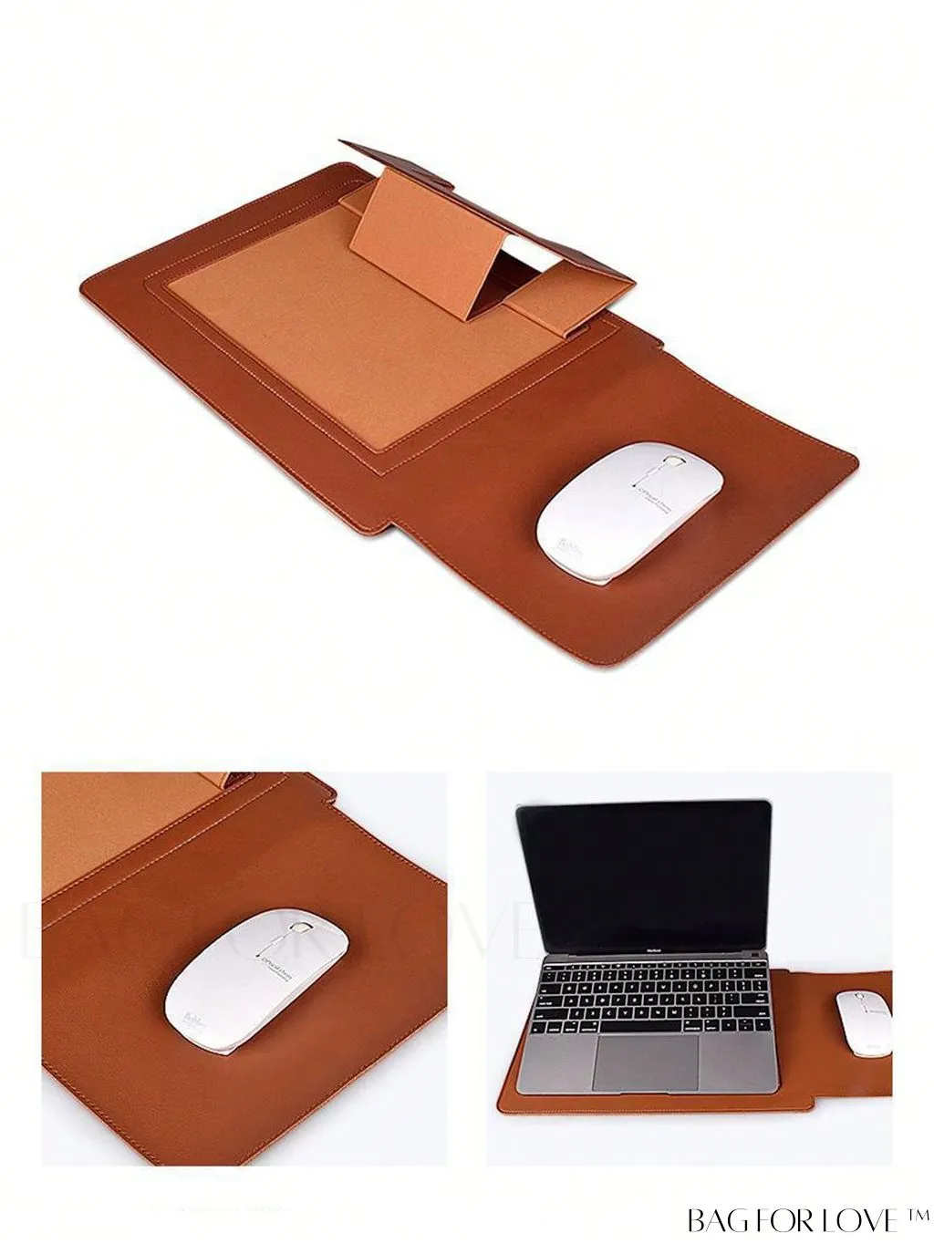 BagForLove - Sleek Flap Laptop Bag: Professional, Minimalistic Design for Business - Ideal for Computers