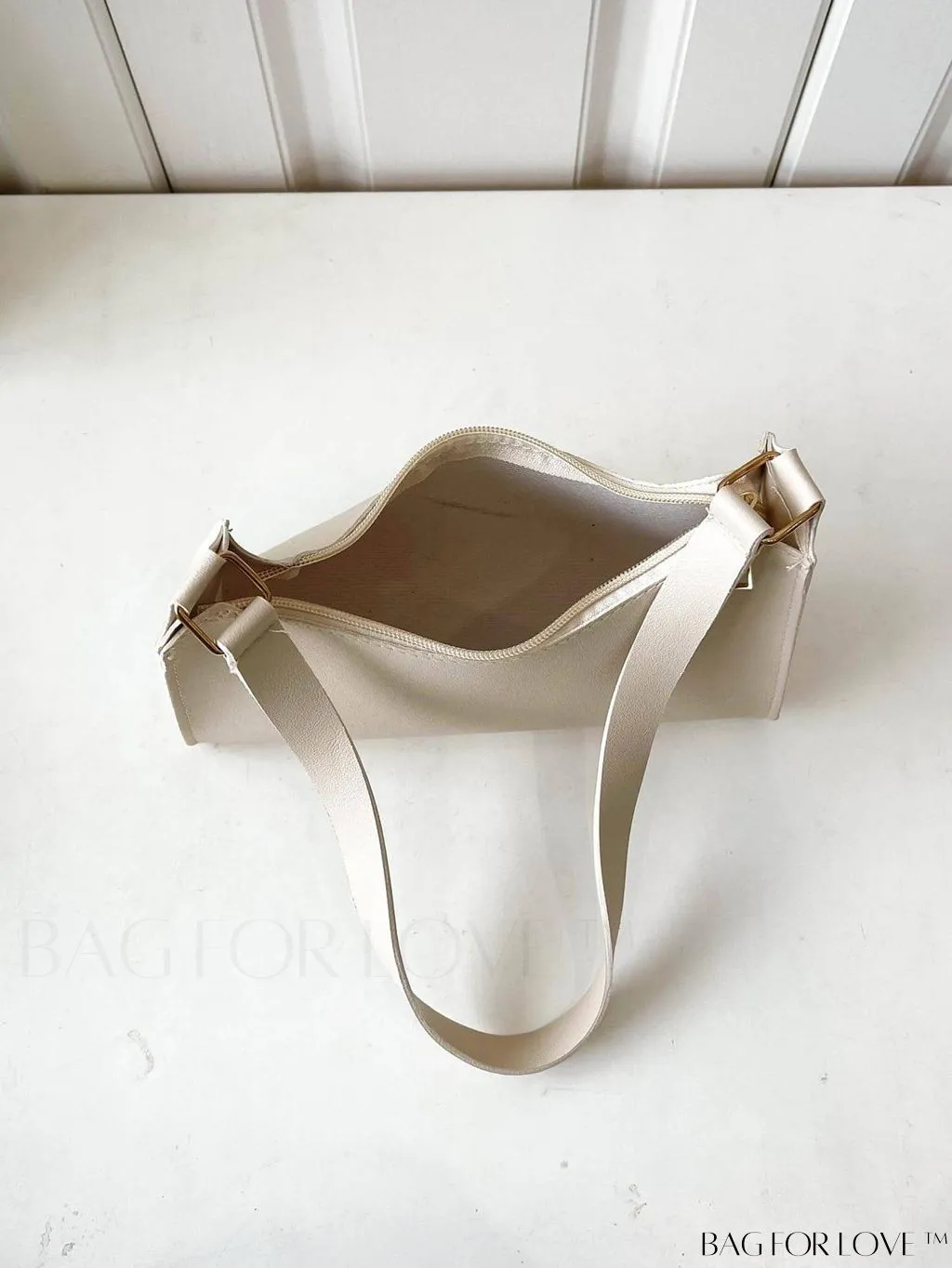 BagForLove - Sleek Patent Leather Baguette Handbag