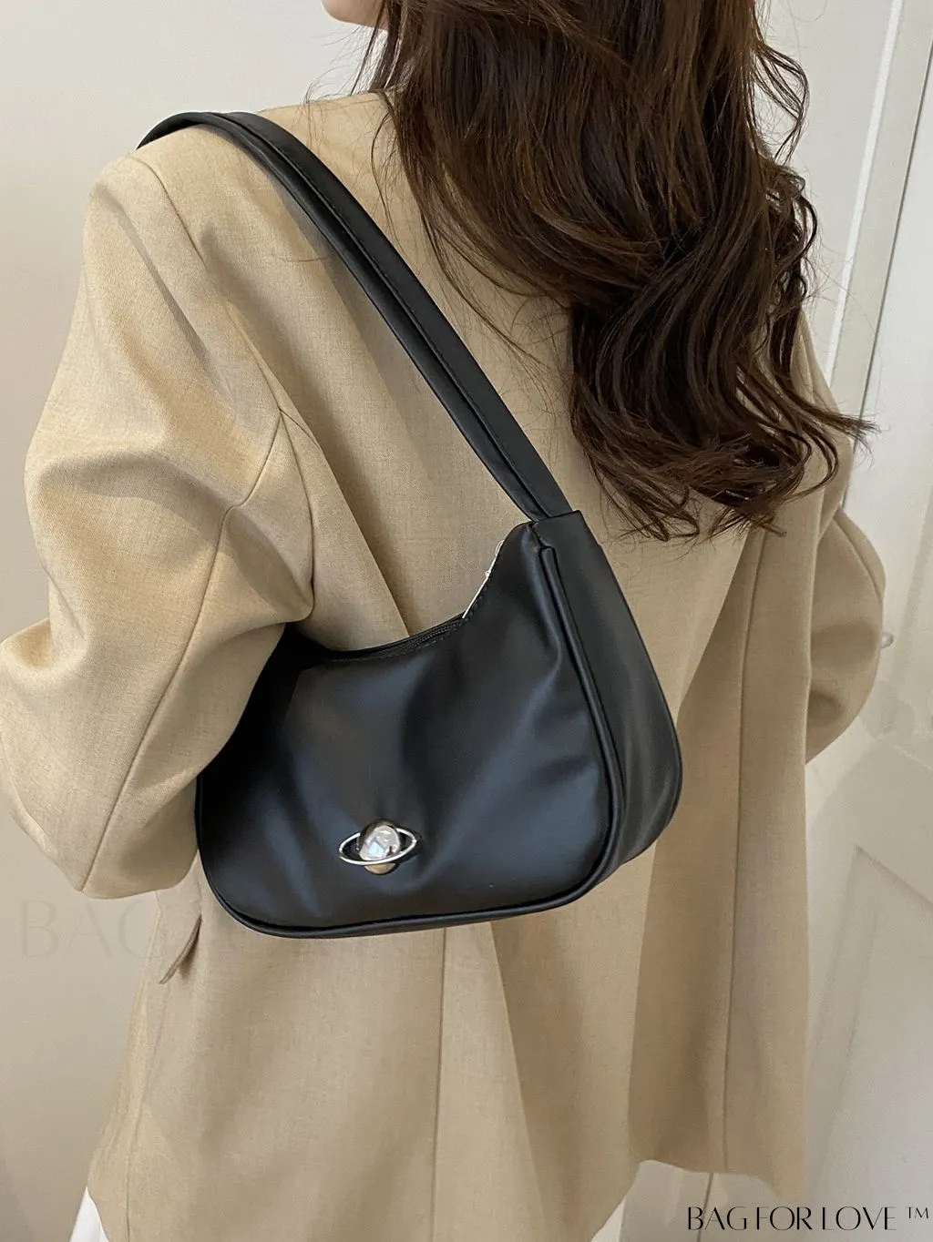 BagForLove - Stylish PU Leather Underarm Bag with Sleek Shoulder Design
