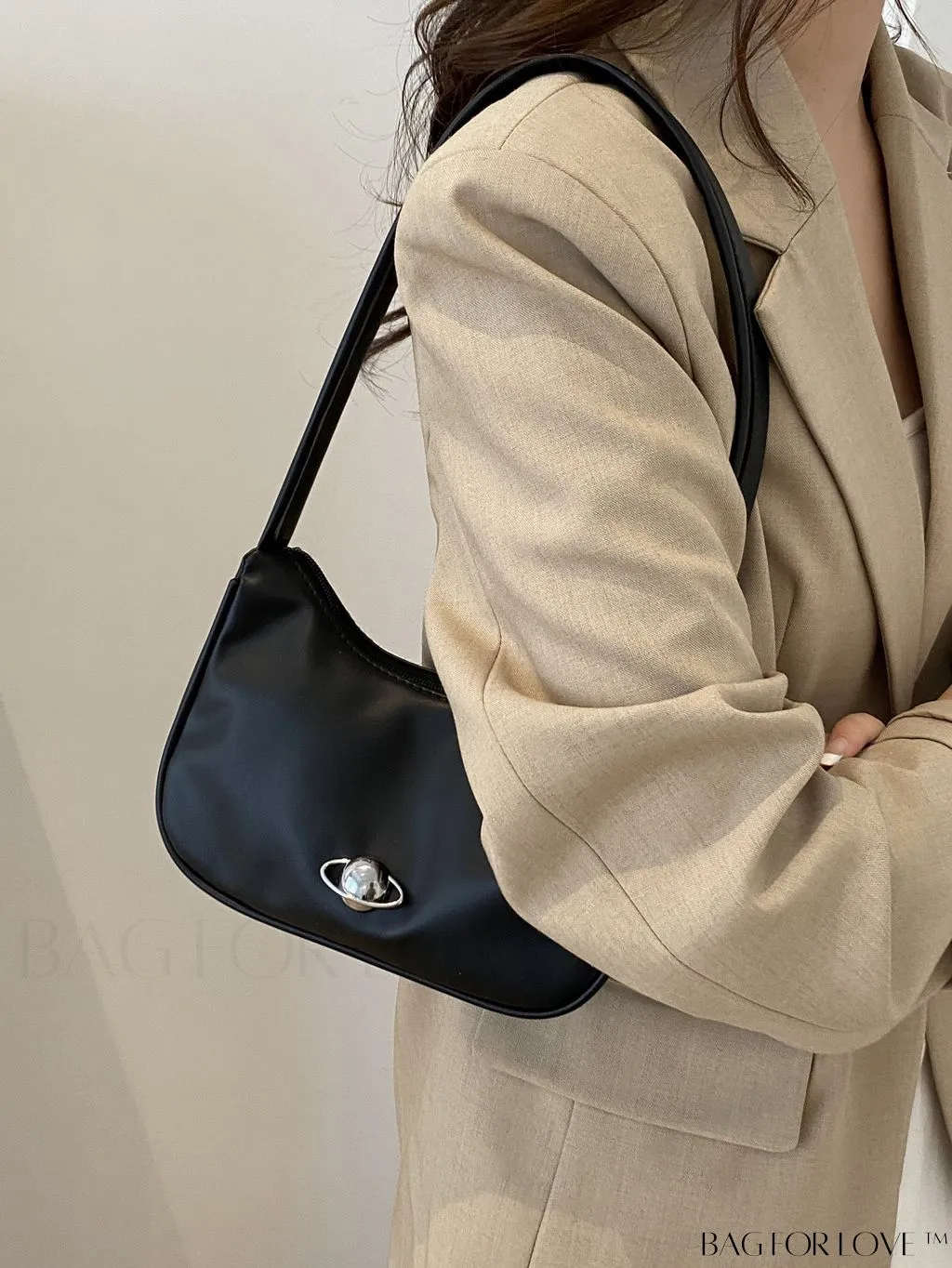 BagForLove - Stylish PU Leather Underarm Bag with Sleek Shoulder Design
