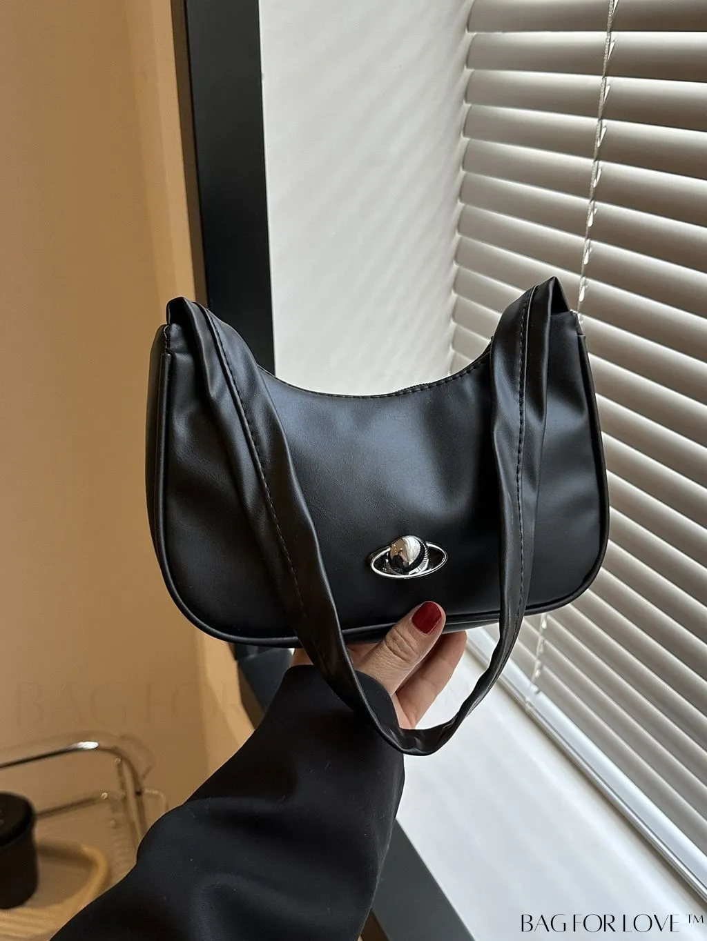 BagForLove - Stylish PU Leather Underarm Bag with Sleek Shoulder Design