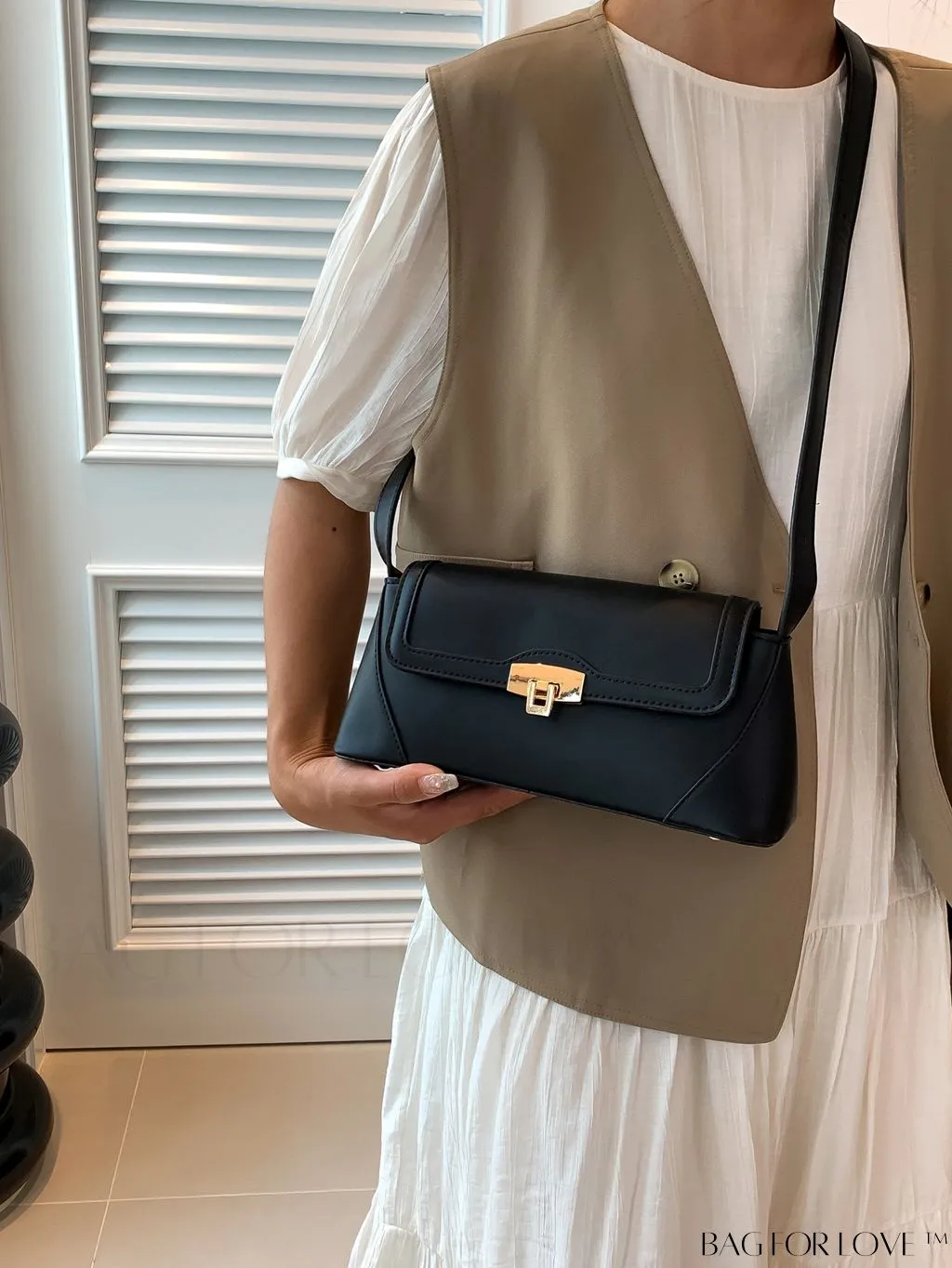 BagForLove - Stylish Solid Color Crossbody Bag - Casual, Sleek, and Versatile