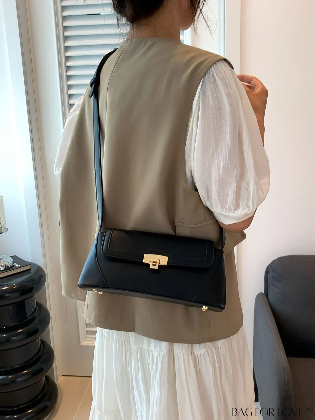 BagForLove - Stylish Solid Color Crossbody Bag - Casual, Sleek, and Versatile