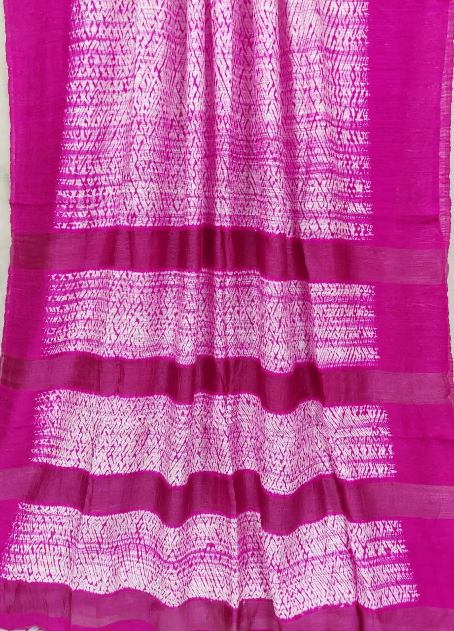 Balaram Saha's Matka Silk Shibori Creation