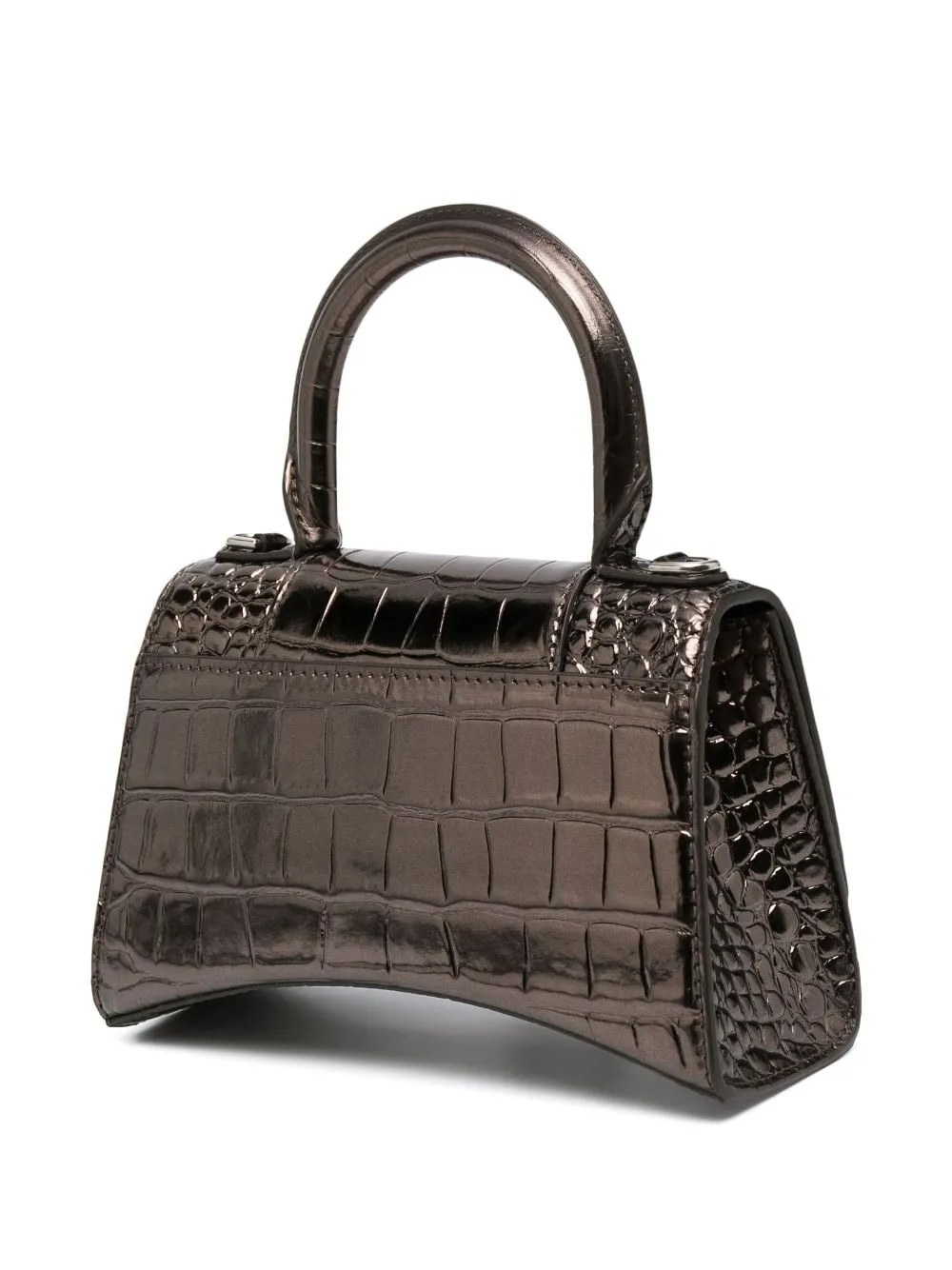 Balenciaga Hourglass Small Leather Top Handle Bag