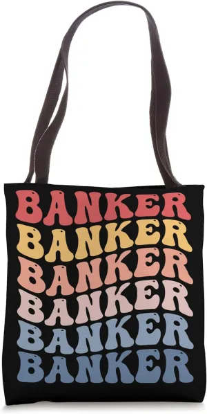 Banker Groovy Retro Tote Bag