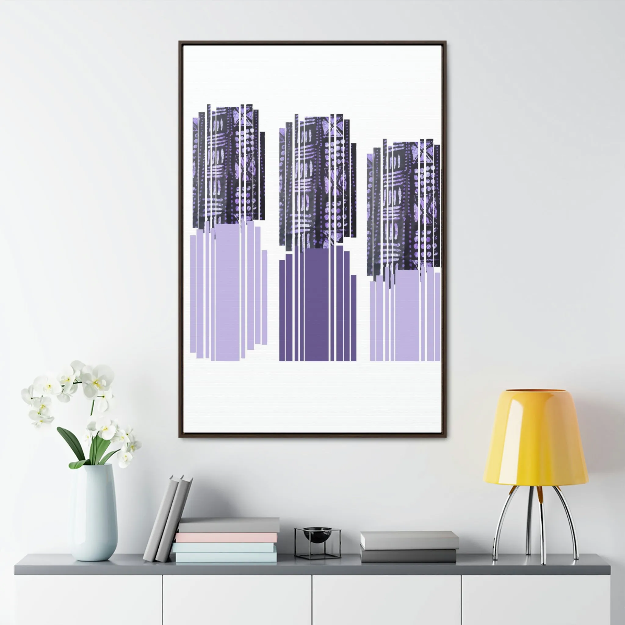Batik Lilac Motifs Shadow
