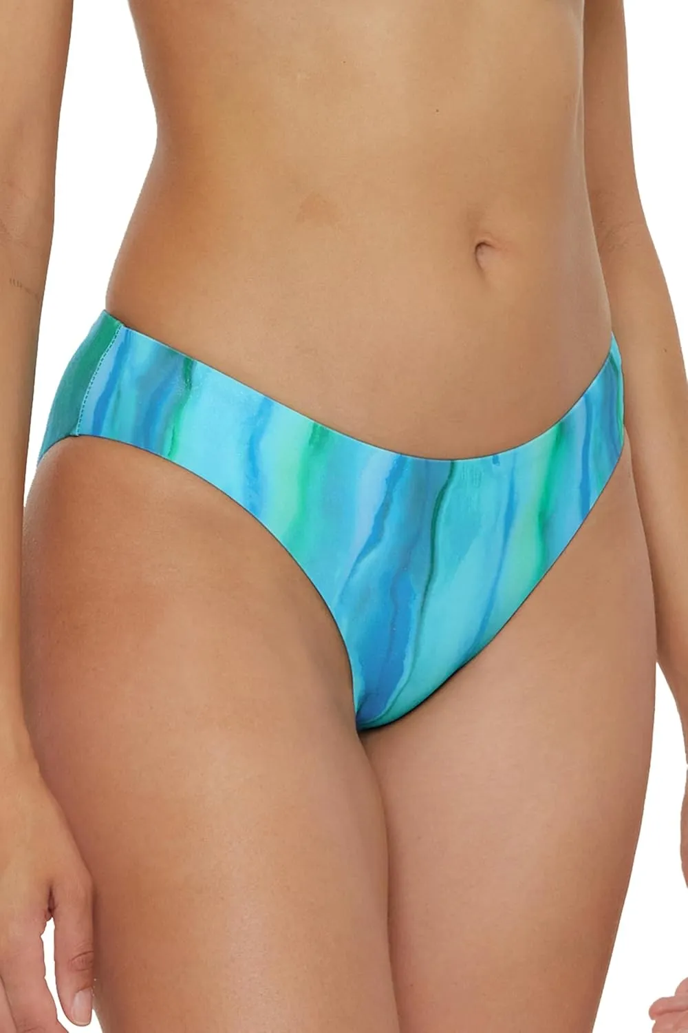 BECCA Solar Energy Hipster Bikini Bottom, Cheeky Coverage, Swimwear Separates for Women