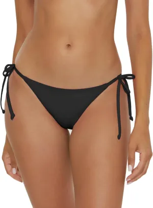 BECCA Women's Standard Color Code Tie Side Bikini Bottom, Cheeky Coverage, Swimwear Separates