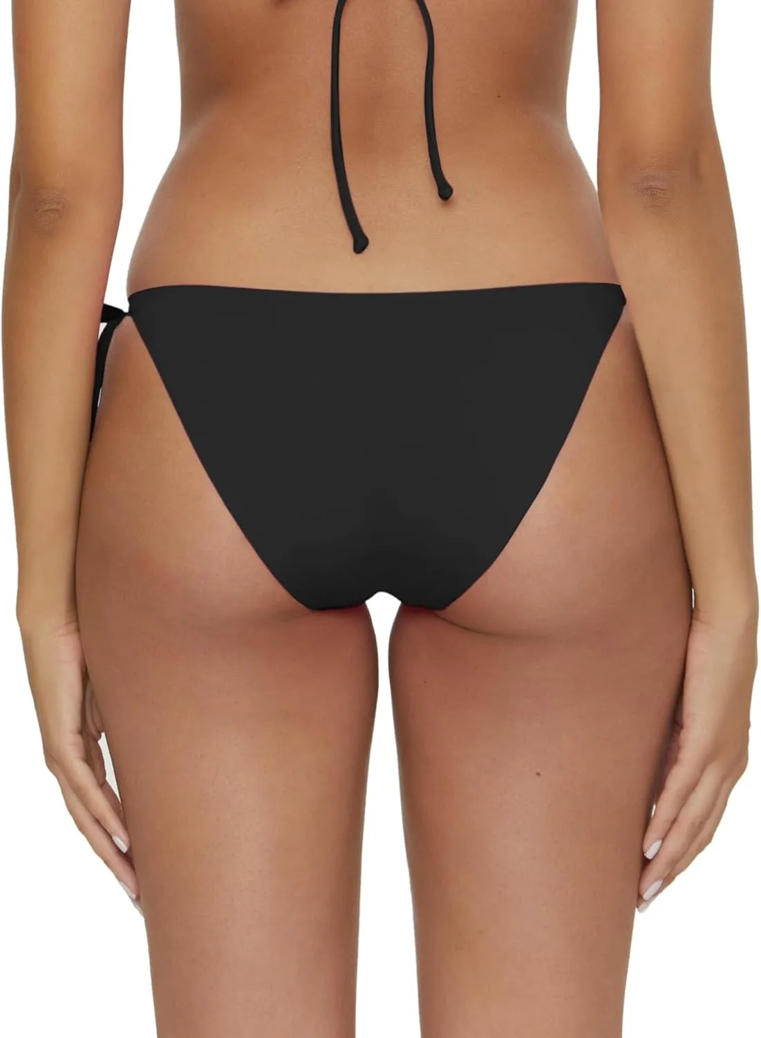 BECCA Women's Standard Color Code Tie Side Bikini Bottom, Cheeky Coverage, Swimwear Separates