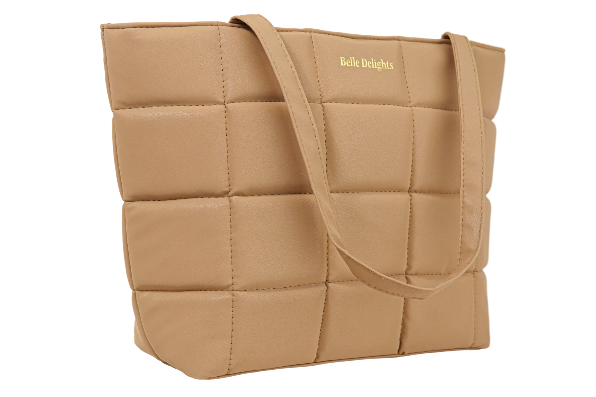 Beige Belle Luxe Tote Bag