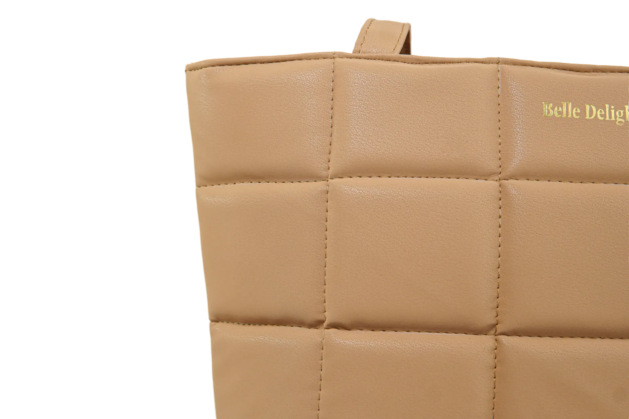 Beige Belle Luxe Tote Bag