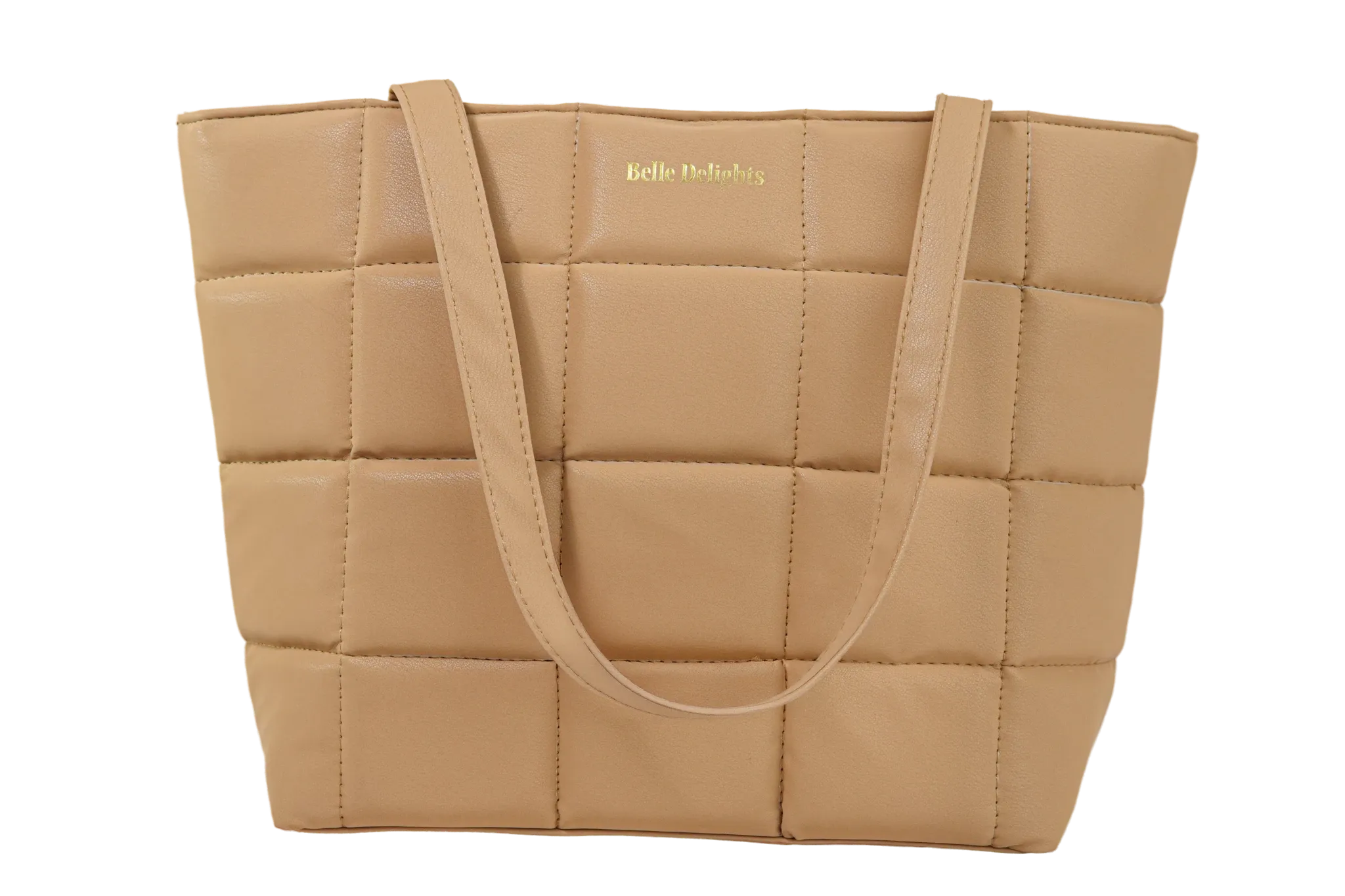 Beige Belle Luxe Tote Bag