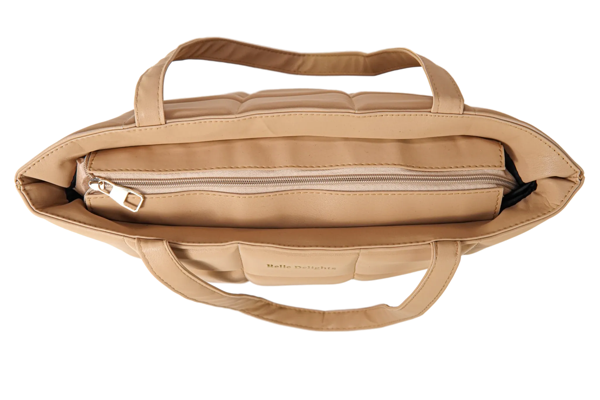 Beige Belle Luxe Tote Bag