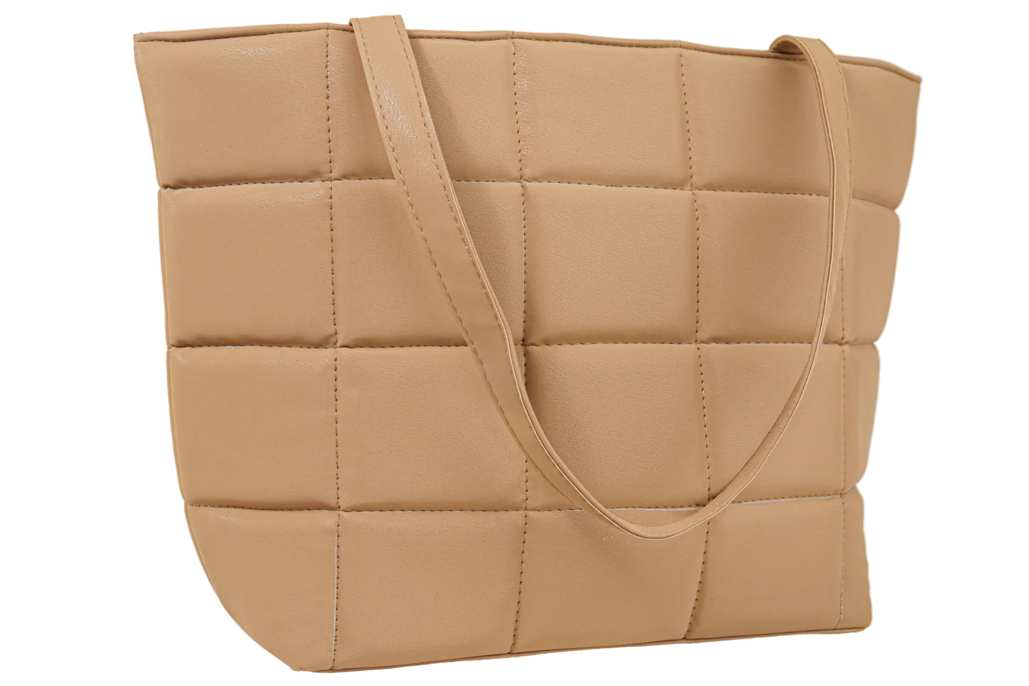 Beige Belle Luxe Tote Bag