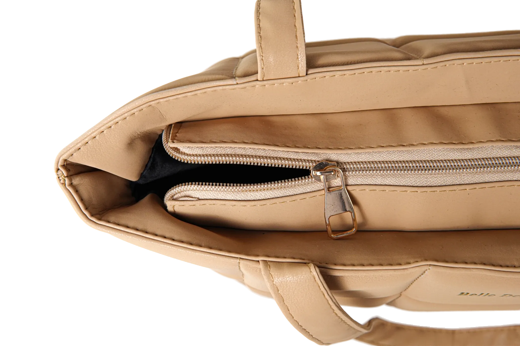 Beige Belle Luxe Tote Bag