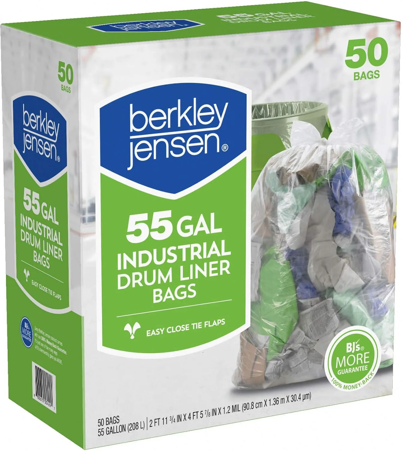 Berkley And Jensen Clear Drumliner, 50 Count