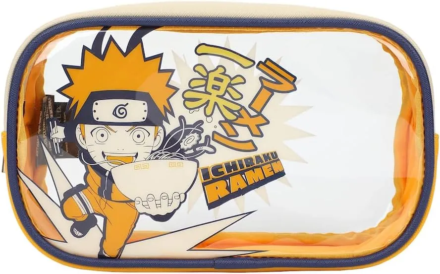 Bioworld Naruto Ichiraku Ramen Travel Cosmetic Bags - Set of 3