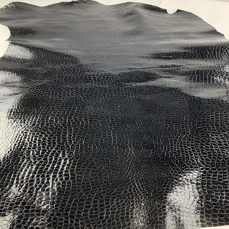 Black Glossy Snake Print