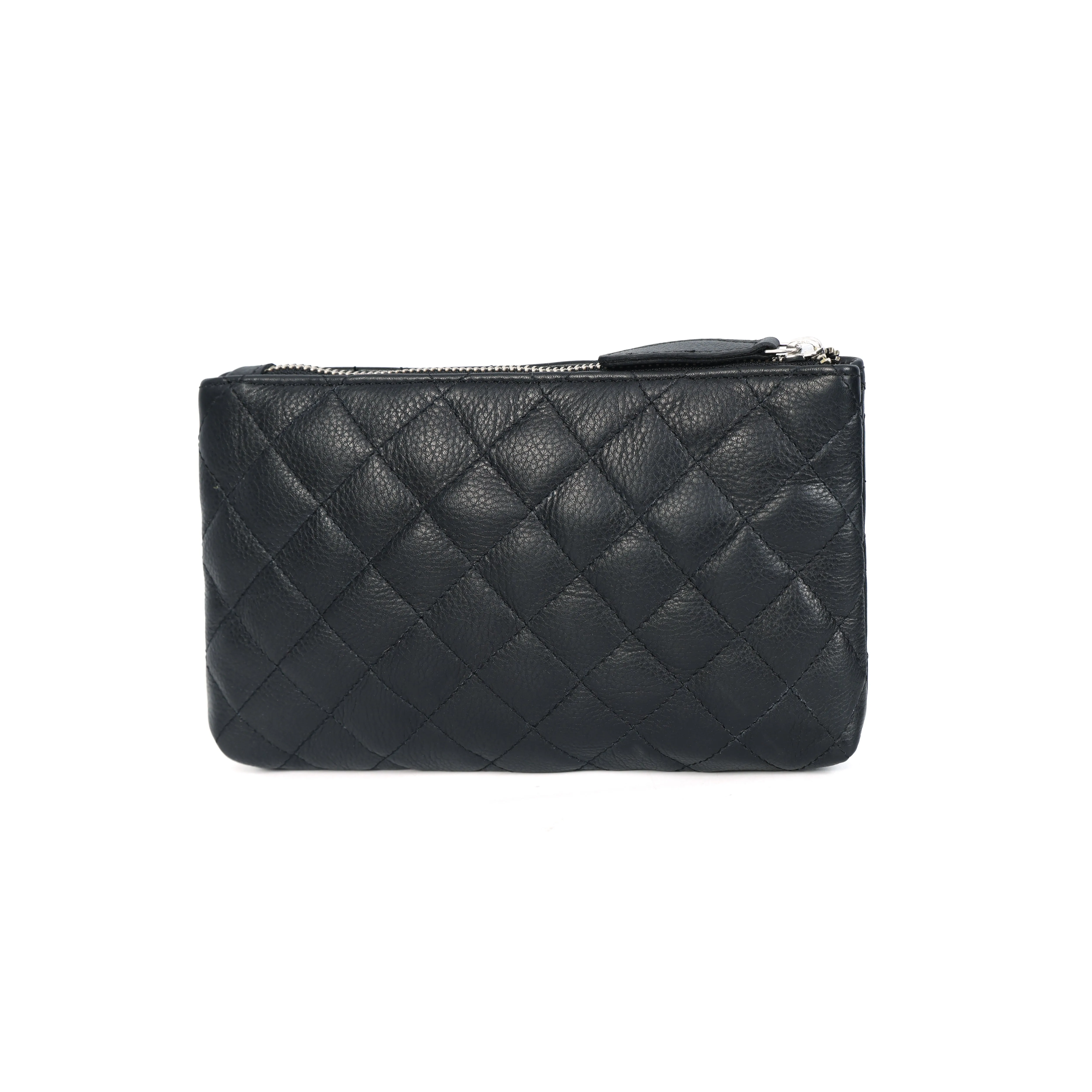 Black Pure Leather Clutch Bag for Women – Elegant & Timeless. BG-1633