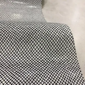 Black&White Glossy Snake Print