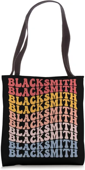 Blacksmith Groovy Retro Tote Bag