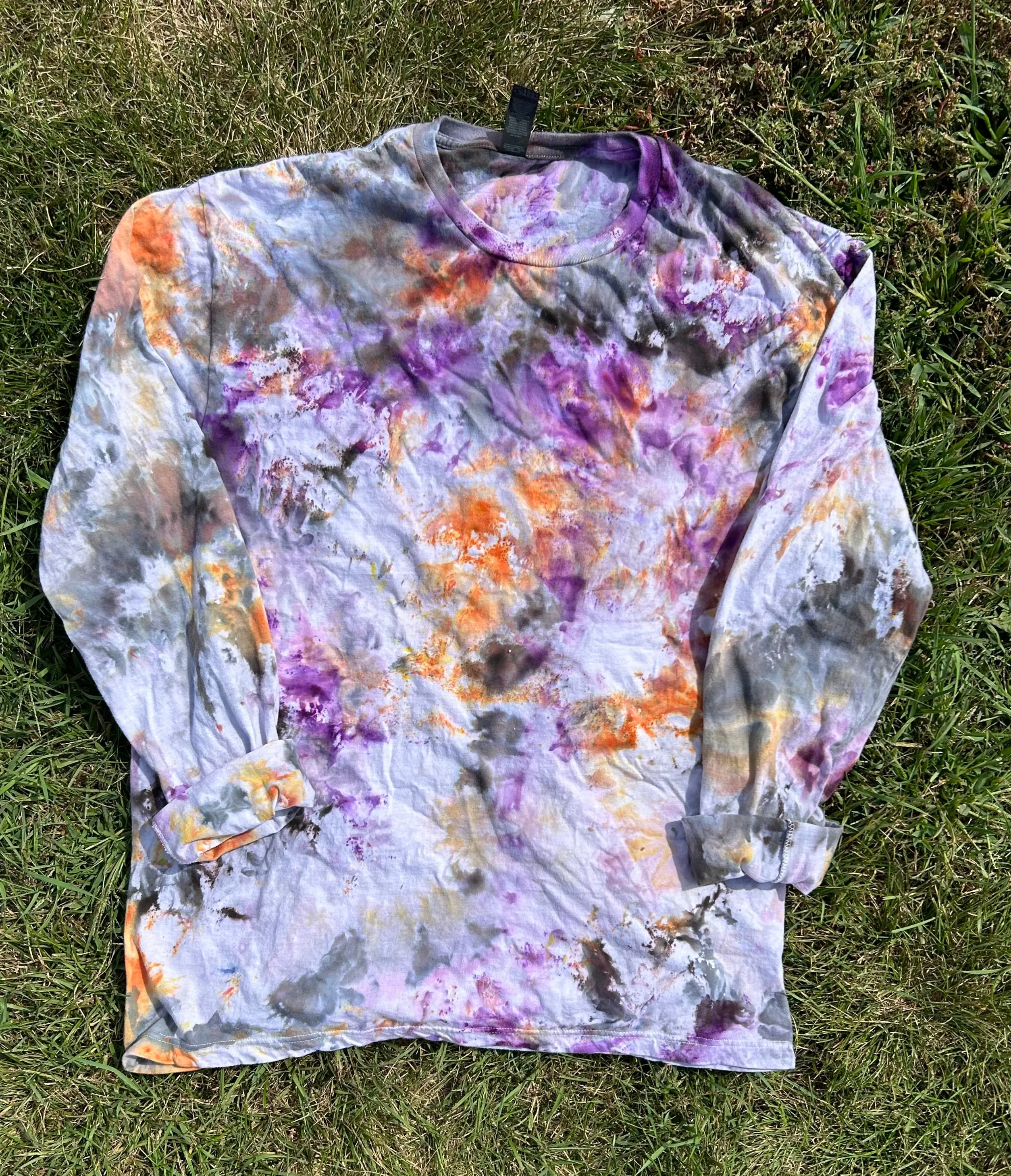 Blank Orange, Purple, Black Dyed Top