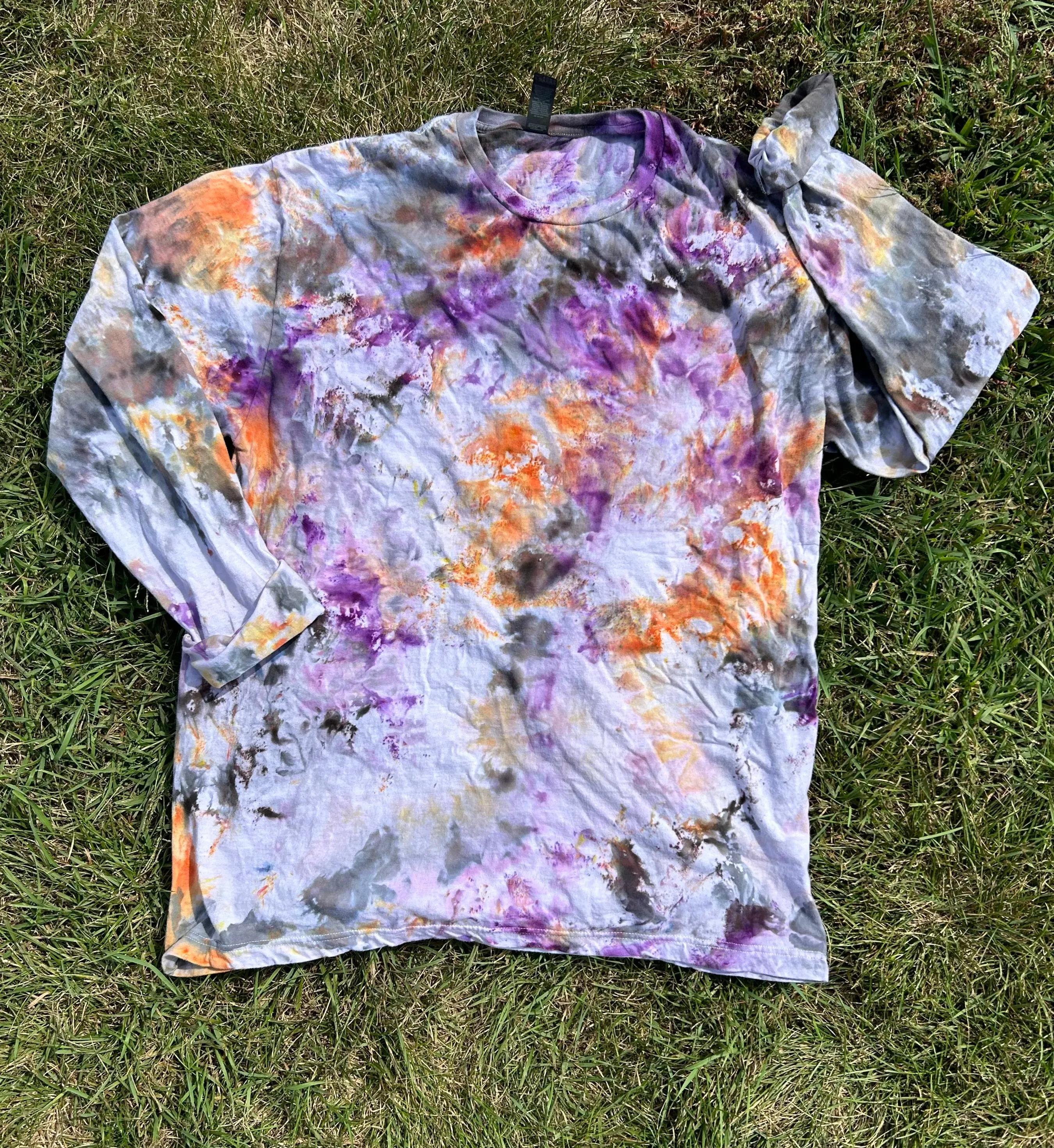Blank Orange, Purple, Black Dyed Top