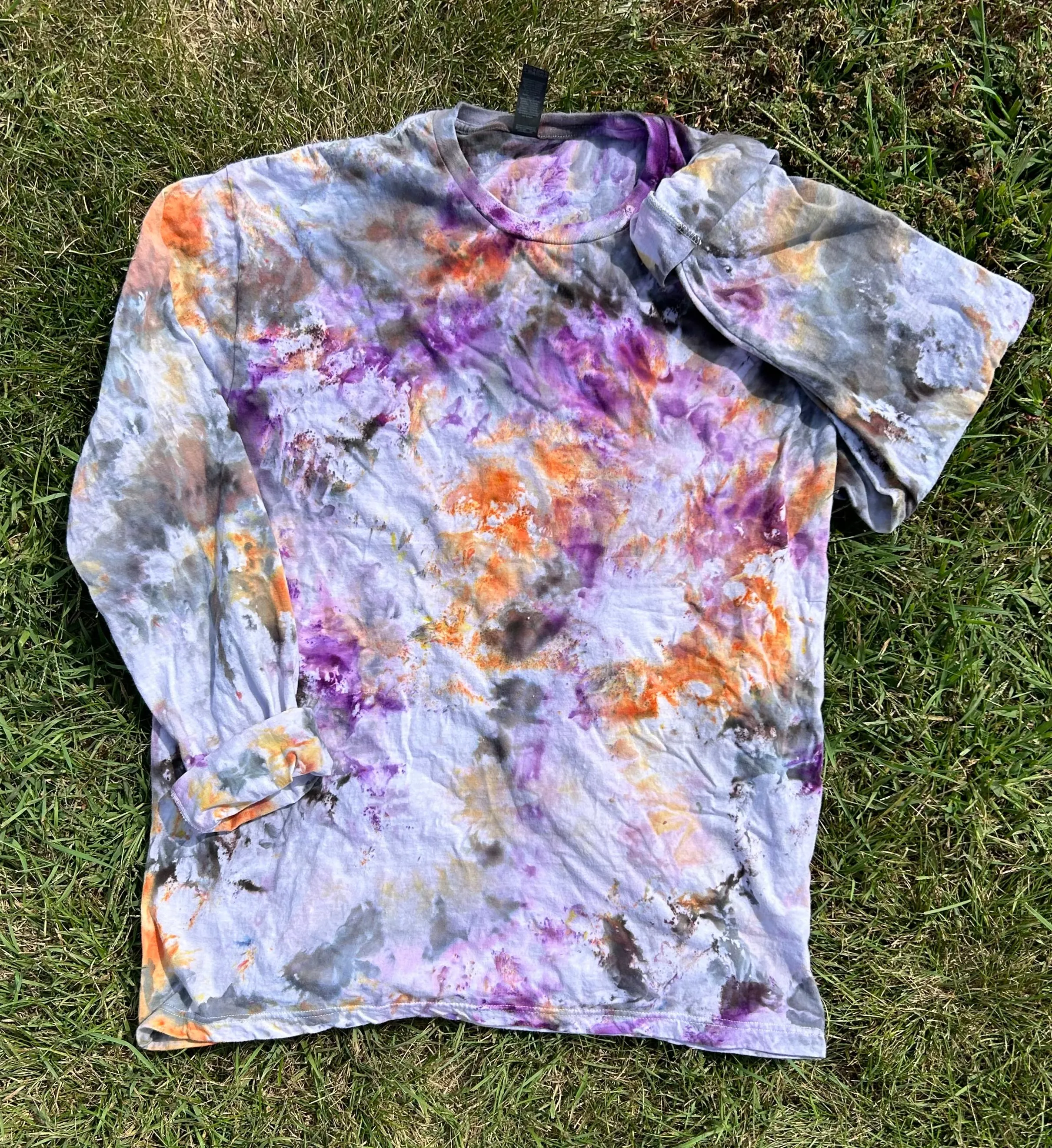 Blank Orange, Purple, Black Dyed Top