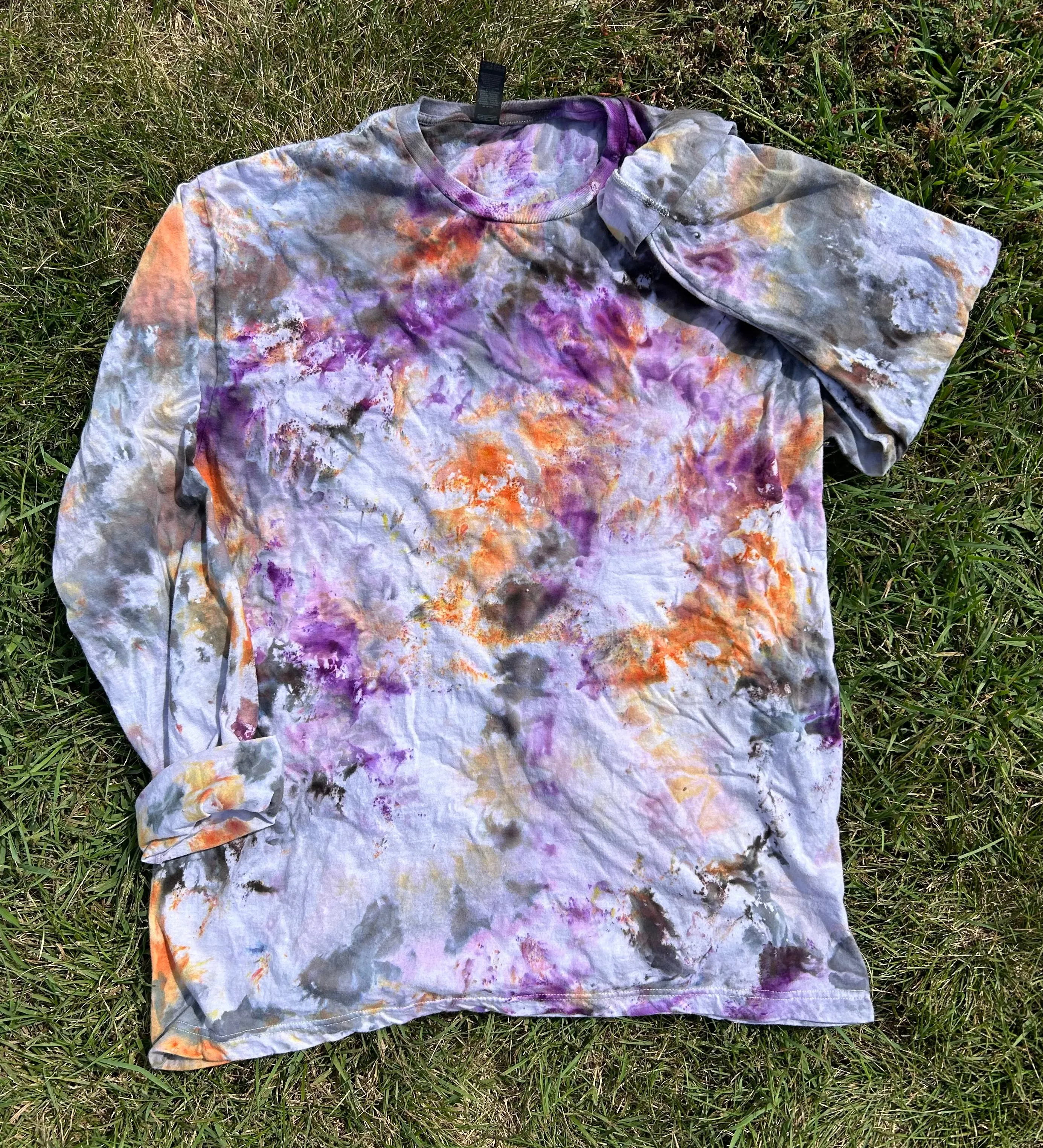 Blank Orange, Purple, Black Dyed Top