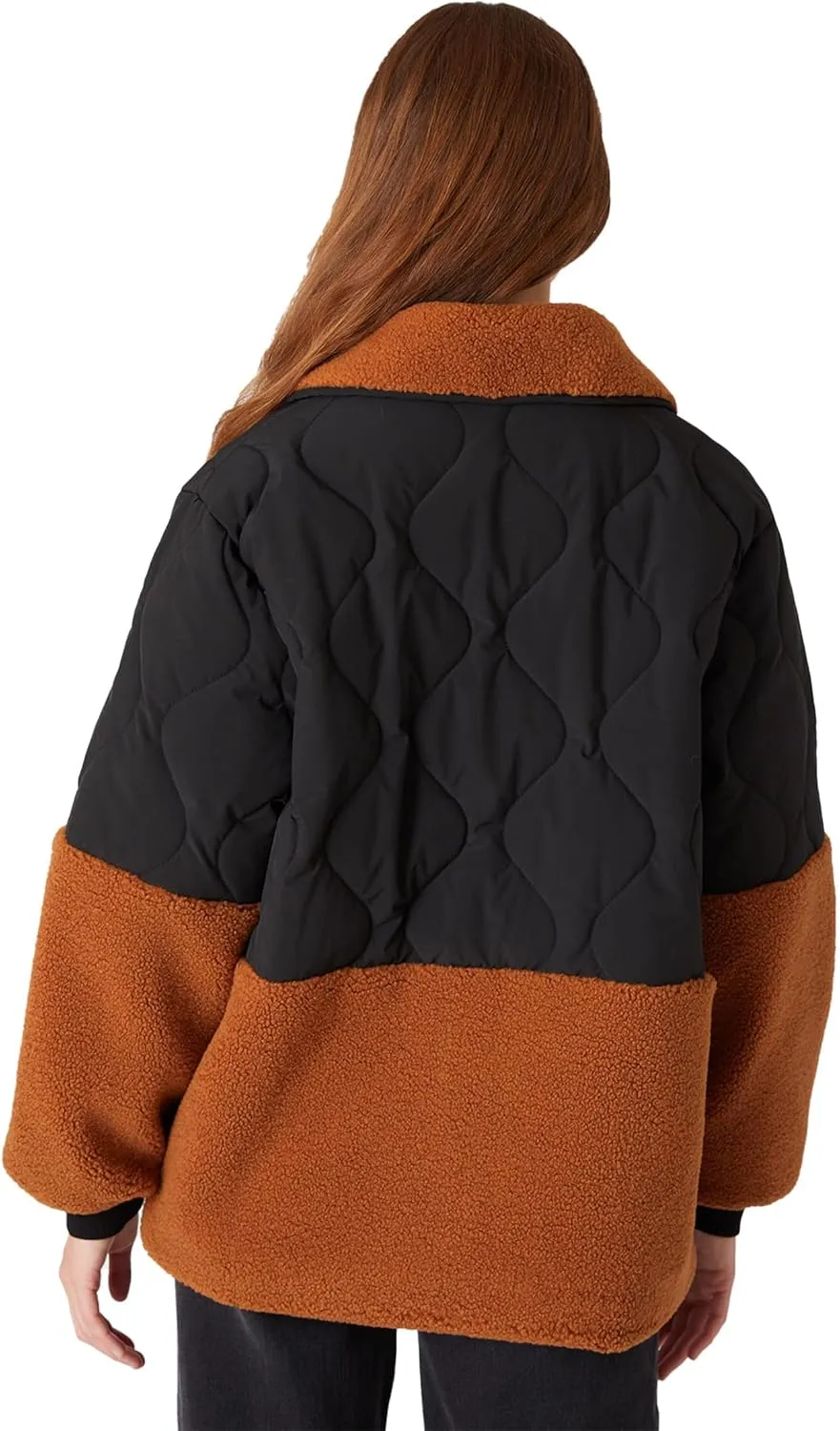 [BLANKNYC] Womens Sherpa Quilted Jacket
