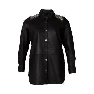 Blousejacket Halle leather sequins