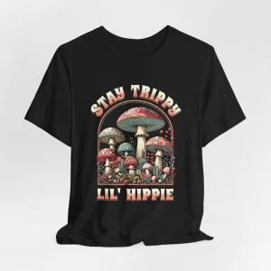 Boho Groovy Mushroom Stay Trippy Lil Hippie T-Shirt