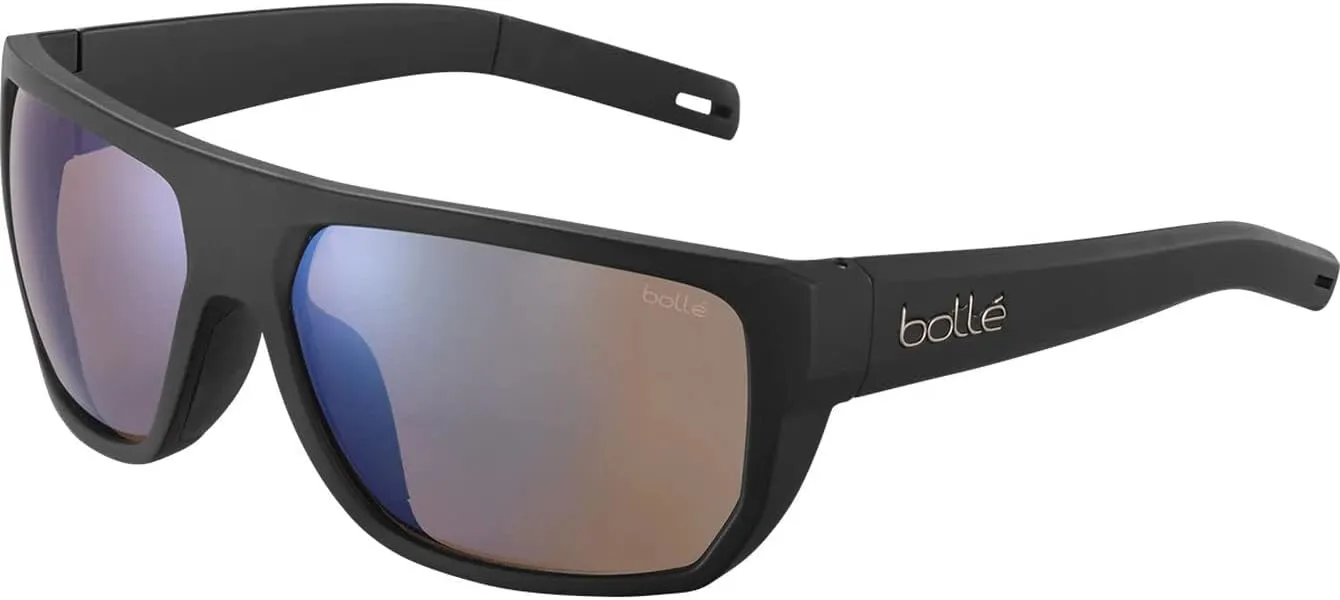 Bolle Vulture Rectangle Sunglasses for Men  BUNDLE With Designer iWear Eyewear Kit