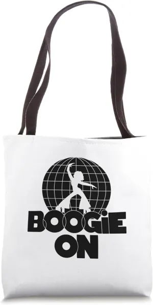 Boogie On Vintage 70’s Dancing Retro Dance Music Tote Bag