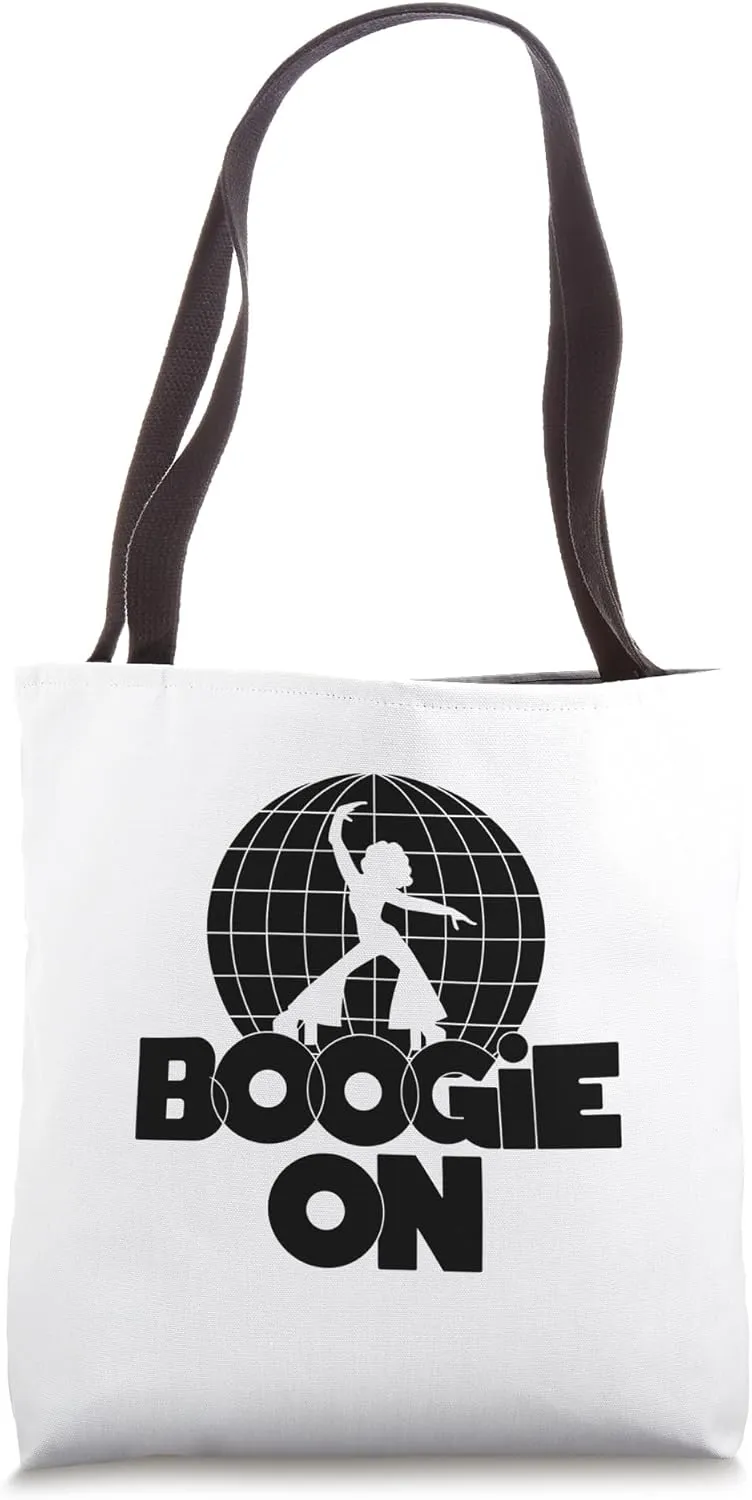Boogie On Vintage 70’s Dancing Retro Dance Music Tote Bag