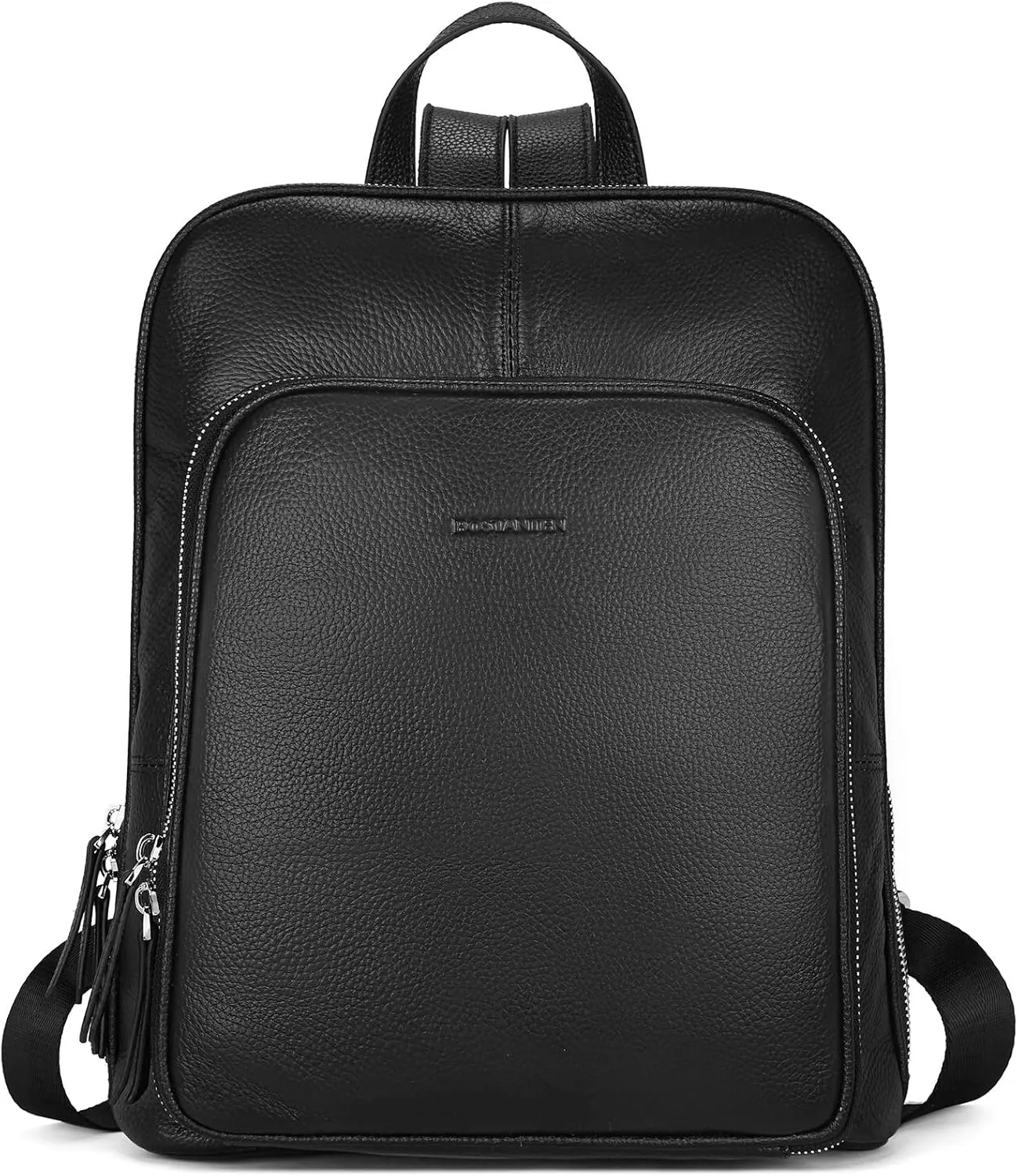 BOSTANTEN Genuine Leather Backpack Purse Casual College Travel Bags for Women