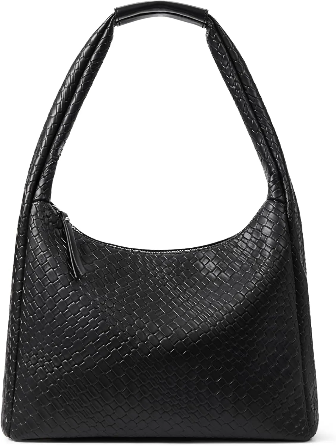 BOSTANTEN Shoulder Bag for Women Trendy Summer Hobo Handbag Purse Top-handlde Tote Bag, Black