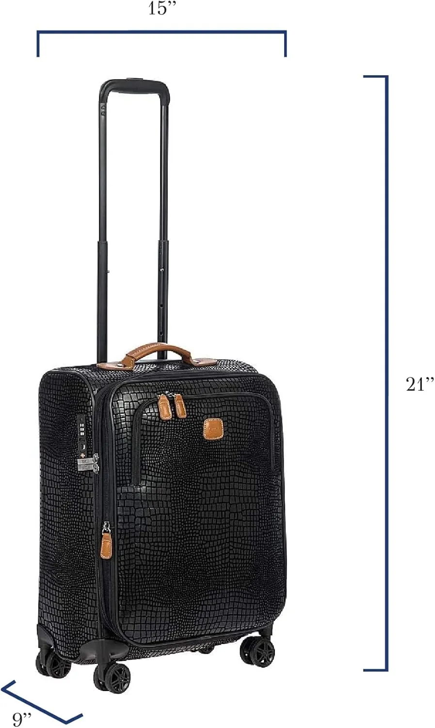 Bric's MY SAFARI 21" EXPANDABLE SPINNER - 001 BLACK