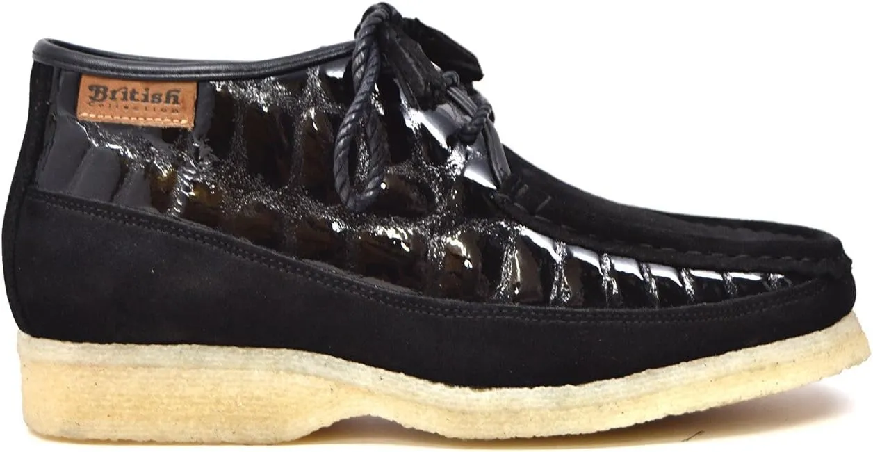 British Collection - Knicks Croc and Suede Men Slip on Shoes