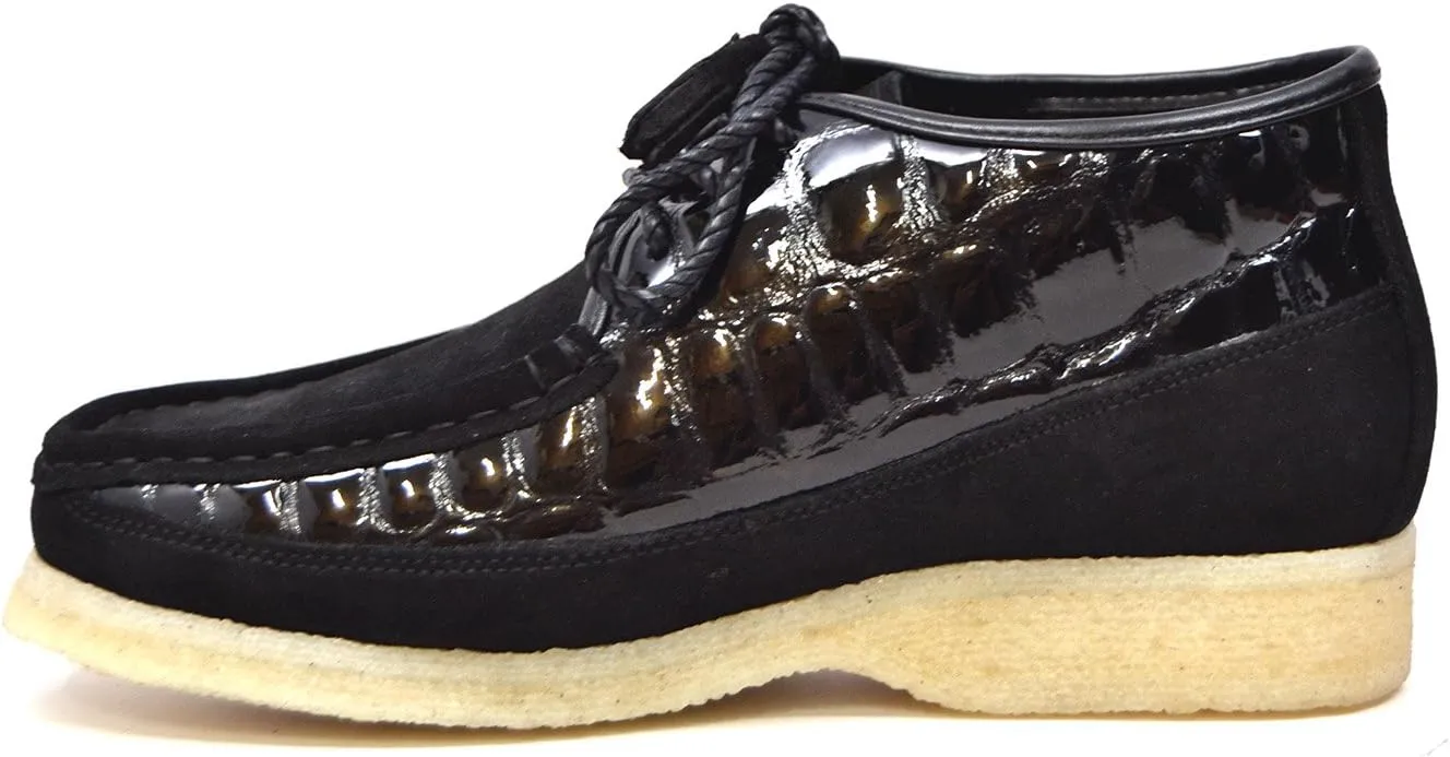 British Collection - Knicks Croc and Suede Men Slip on Shoes