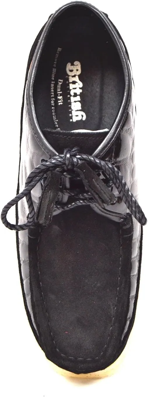British Collection - Knicks Croc and Suede Men Slip on Shoes