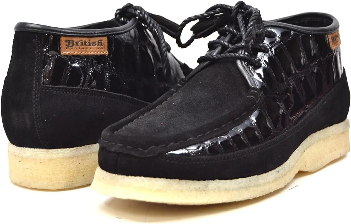 British Collection - Knicks Croc and Suede Men Slip on Shoes