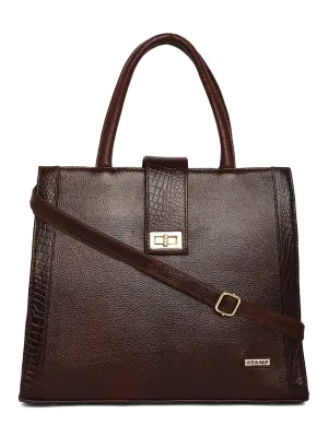 Brown Leather Bags for women LHB1050