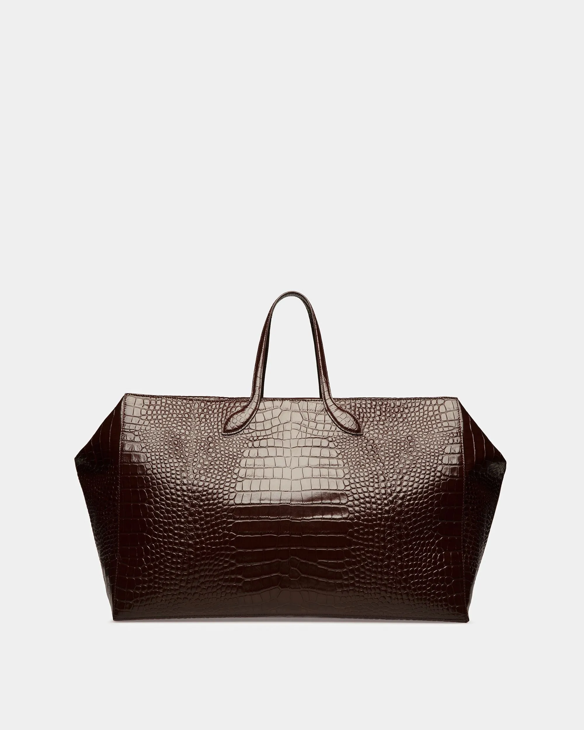 Cal Large Weekender In Crocodile Embossed
