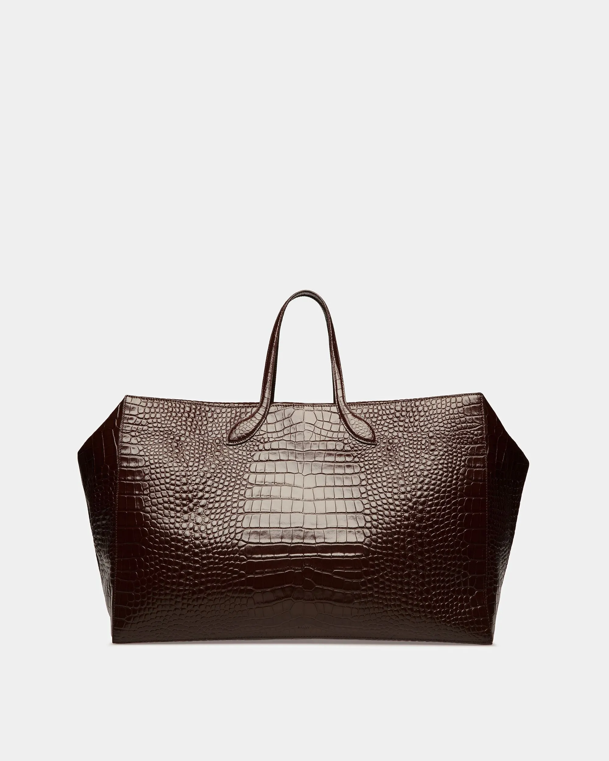 Cal Large Weekender In Crocodile Embossed