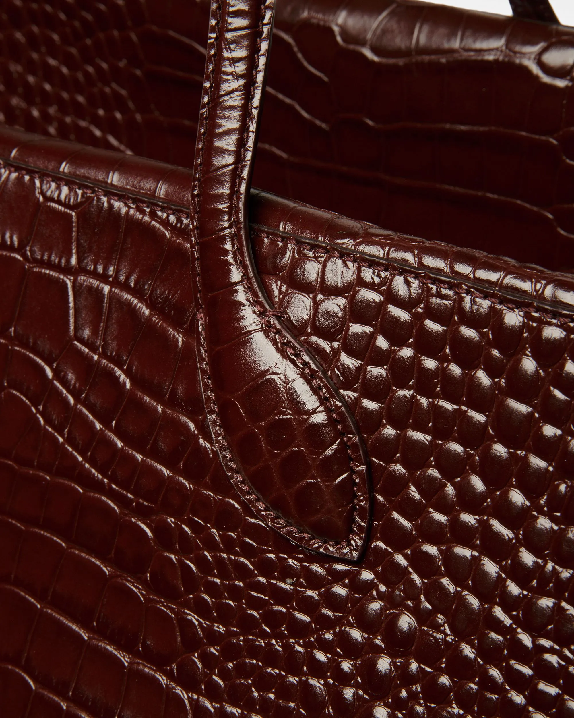 Cal Large Weekender In Crocodile Embossed